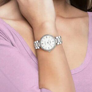 COACH Park Quartz CRYSTAL White Dial Ladies WATCH 14503092